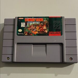 Nintendo SNES Game Cartridge in Gray